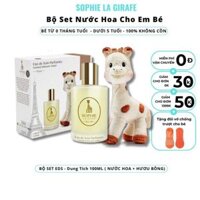 Bộ Nước hoa cho bé từ 0 tháng tuổi & Hươu Cao Cổ Sophie la Girafe Eau de Soin 100ml