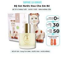 Bộ Nước hoa cho bé từ 0 tháng tuổi & Hươu Cao Cổ Sophie la Girafe Eau de Soin  50ml