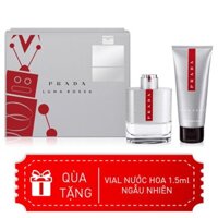 Bộ nước hoa Nam Prada Luna Rossa 100ml + Shower Gel 100ml