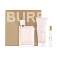 Bộ Nước Hoa Nữ Burberry Her Eau De Parfum (100ml) + Mini (10ml) + Dưỡng Da Body Lotion (200ml)