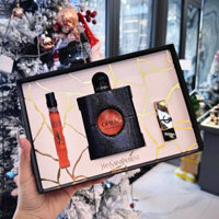 Bộ Nước Hoa YSL Black Opium (90ML + 7.5ML + Son YSL)