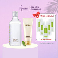 Bộ nước tẩy trang Sum:37 Essential Cleansing Water 400ml + Sữa rửa mặt Sum 100ml