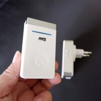 Bộ nút bấm chuông cửa không dây không cần pin AMOS