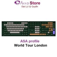 Bộ nút phím cơ AKKO Keycap set – World Tour London (PBT Double-Shot/ASA profile/198 nút)