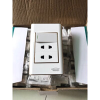 Bộ ổ cắm âm tường khung hợp kim cao cấp Vinasun
