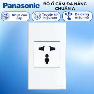 Bộ ổ cắm đa năng chuẩn A Panasonic WEGP1041SW-1