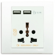 Bộ ổ cắm đa năng KB42616USB_WE_G19