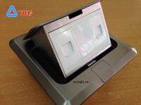 Bộ ổ cắm điện âm sàn SINOAMIGO SPU 1SE màu bạc lắp điện, mạng, HDMI... Hàng chính hãng - SPU 1SE - 2 MẠNG CAT6