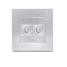 Bộ ổ cắm điện thoại đôi Schneider KB32TS_AS_G19