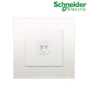 Bộ ổ cắm điện thoại đơn Schneider Vivace KB31TS_WE_G19