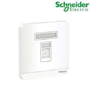 Bộ ổ cắm điện thoại đơn Schneider AvatarOn E8331RJS4_WE_G19