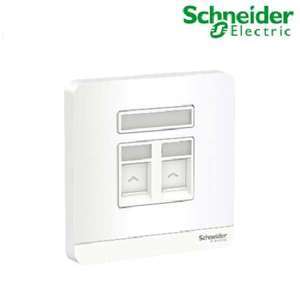 Bộ ổ cắm điện thoại và bộ ổ cắm mạng cat5e E8332TDRJS5_WD