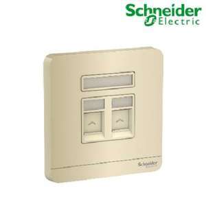 Bộ ổ cắm điện thoại và bộ ổ cắm mạng cat5e E8332TDRJS5_WD