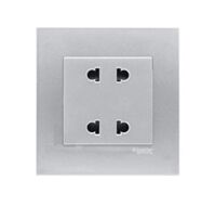 Bộ ổ cắm đôi 2 chấu 10A KB426US2_AS