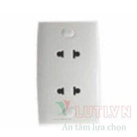 Bộ ổ cắm đôi 2 chấu 16A E426UST2CB_G19