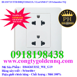 Ổ cắm Schneider E84426UES2_WE_G19