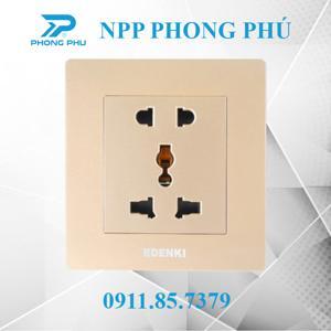Bộ ổ cắm đôi 3 chấu Edenki EE-005