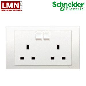 Bộ ổ cắm đôi 3 chấu KB25_WE