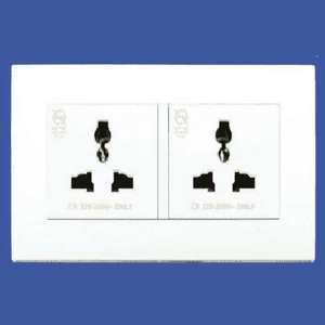 Bộ ổ cắm đôi đa năng 13A KBT413S_AS