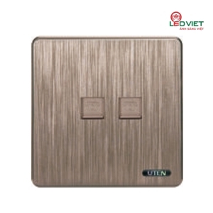 Bộ ổ cắm đôi điện thoại UTEN S400G-2TEL