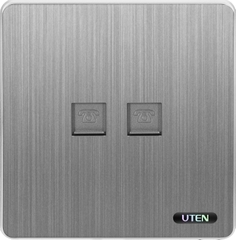 Bộ ổ cắm đôi điện thoại UTEN S300G-2TEL