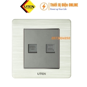 Bộ ổ cắm đôi điện thoại và mạng Uten V6.0-TELPC