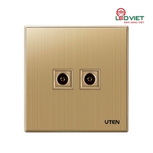 Bộ ổ cắm đôi tivi uten Q9G-2TV