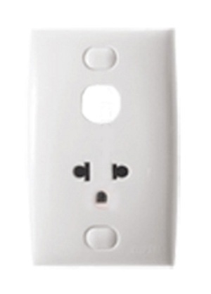 Bộ ổ cắm đơn 3 chấu 16A và 1 lỗ trống – E426UEX_G19