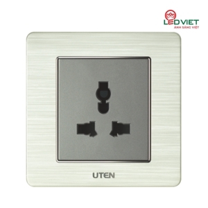 Bộ ổ cắm đơn 3 chấu Uten V6.0GZ13/N