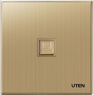Bộ ổ cắm đơn mạng UTEN Q9G-1PC