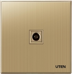 Bộ ổ cắm đơn tivi uten Q9G-1TV