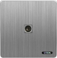 Bộ ổ cắm đơn TIVI UTEN S300G-1TV