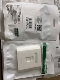 Bộ ổ cắm mạng âm tường Ugreen gồm Mặt, nhân mạng CAT5, CAT6, CAT7 hàng chính hãng - Mặt vuông 1