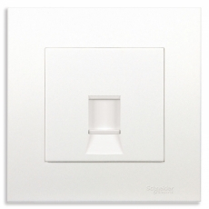 Bộ ổ cắm mạng Cat5E Vivace Schneider KB31RJ5E_WE_G19
