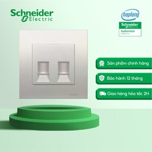 Bộ ổ cắm mạng đôi Cat5E Schneider KB32RJ5E_AS_G19