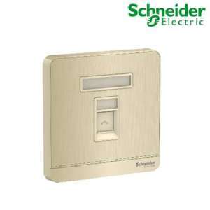 Bộ ổ cắm mạng đơn Cat5E Schneider E8331RJS5_WG