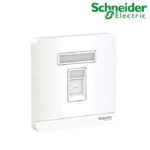 Bộ ổ cắm mạng đơn Cat6 Schneider E8331RJS6_WE