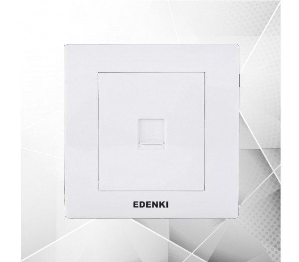 Bộ ổ cắm mạng đơn Edenki EC-C501