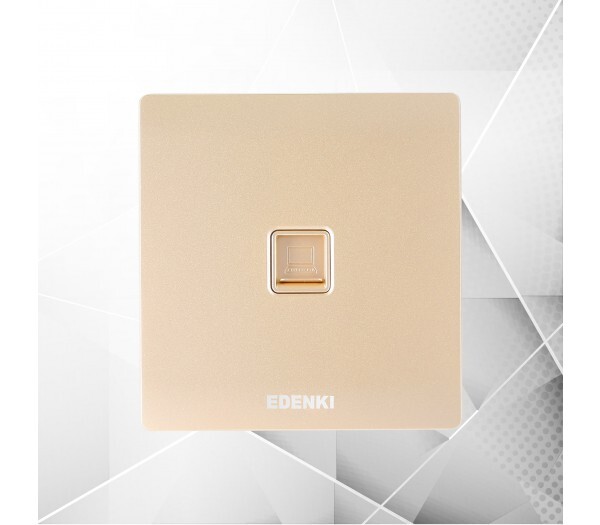 Bộ ổ cắm mạng đơn Edenki EE-C501-G