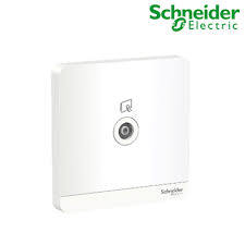 Bộ ổ cắm Tivi đơn AvatarON Schneider E8331TV_WE_G19