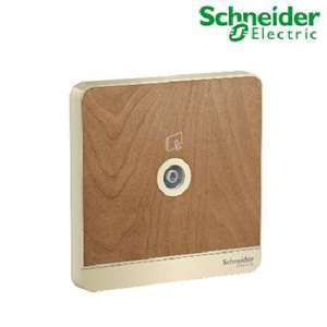 Bộ ổ cắm Tivi đơn AvatarON Schneider E8331TV_WD_G19