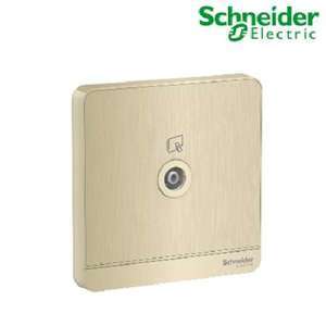 Bộ ổ cắm Tivi đơn AvatarON Schneider E8331TV_WG_G19