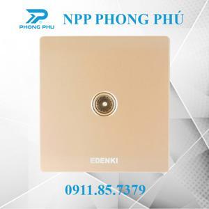 Bộ ổ cắm tivi đơn Edenki EE-TV01-G