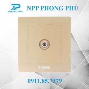 Bộ ổ cắm truyền hình cáp đơn Edenki EE-S01-G