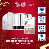 Bộ Ổ cứng mạng NAS Terra Master F4-423+NAS N300