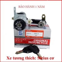 Bộ Ổ Khoá 6 Cạnh Cho Xe Sirius