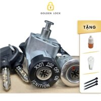Bộ ổ khoá 8 cạnh xe Dream hàng Đài Loan (có khóa yên rời)