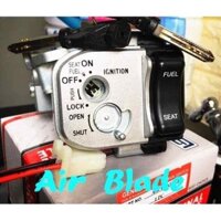 Bộ ổ khóa Air Blade 110cc 2007 - 2011 6 Cạnh (xe máy AirBlade Ab110 Honda điện Châu Hưng chiau hung