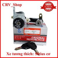 Bộ ổ khóa chống trộm xe máy Sirius cơ đời 2006-2014 loại 6 cạnh