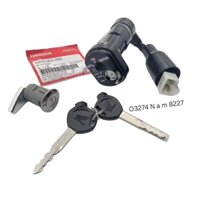 Bộ ổ khóa máy, công tắc điện xe WAVE RSX 2014-2024 zin Honda